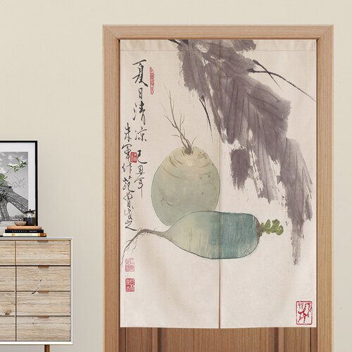 Chinesische Landschaft Tür Vorhang Küche Schlafzimmer Schlecht Halbe Vorhang Feng Shui Vorhang