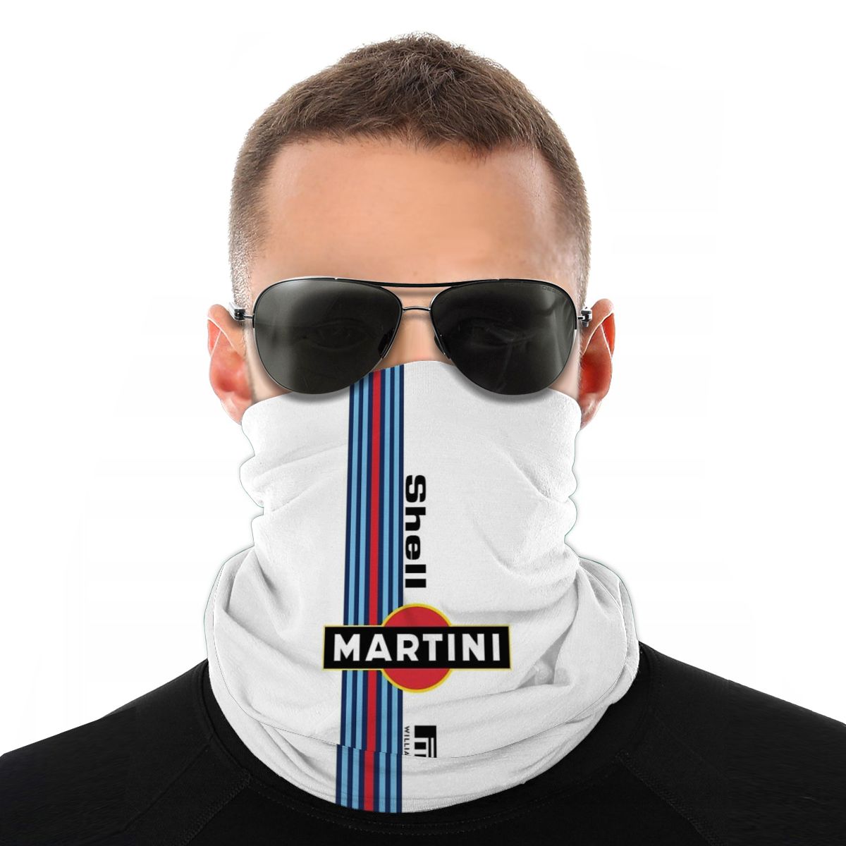 Martini magisk ring hals halstørklæde hovedbøjle multifunktionelle bandana ansigt dække tørklæder: Default Title