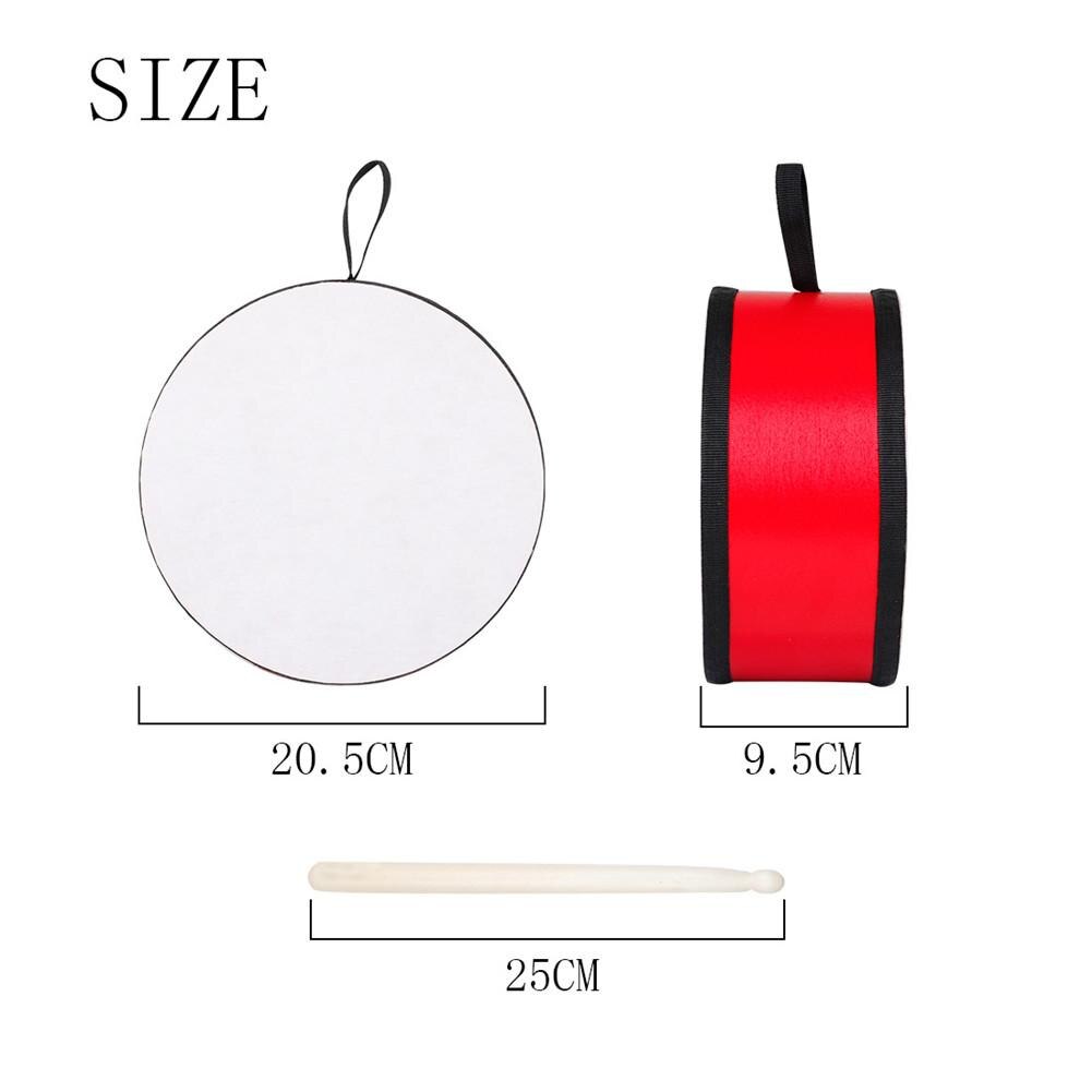 Wooden Hand Drum Sy-91 Orff Indian Portable Double-sided Hand Beat Drum For Children Musical Instrument Kids Child Toy