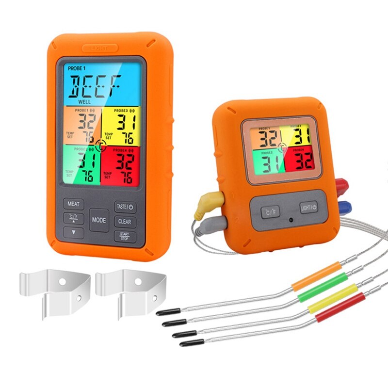 INKBIRD IBT 6XS Draadloze Bluetooth Vleesthermometer met 6 Probes,50