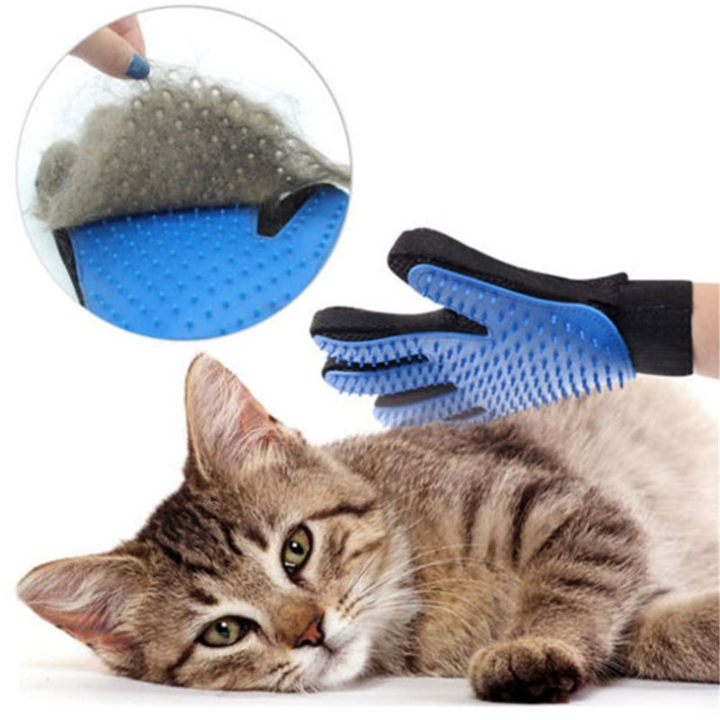 Hund Hundesalon Handschuh Silikon Katzen Pinsel Kamm Deshedding Haar Handschuhe Hunde Schlecht Reinigung Liefert Ebene Kämme
