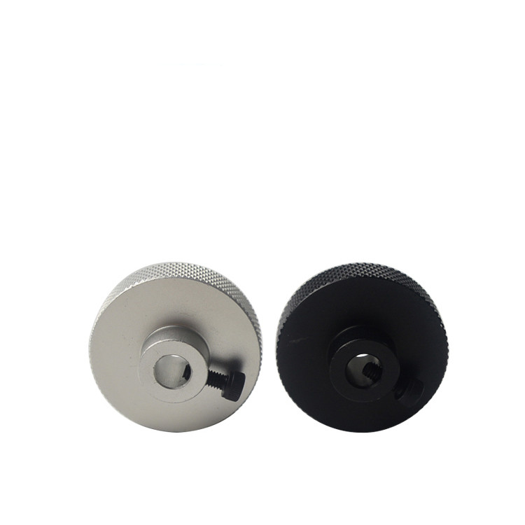 2pcs per lot Hand wheel for stepper motor NEMA17/23/34 bore size 5/6.35/8/14mm jog knob