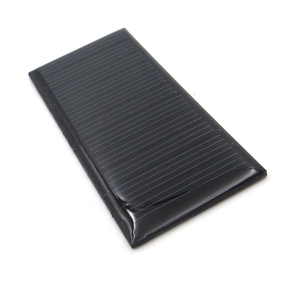 Solcelle 5.5v 0.38w 70ma mini solar system gør-det-selv til batteri mobiltelefon oplader polykrystallinsk solpanel modul system
