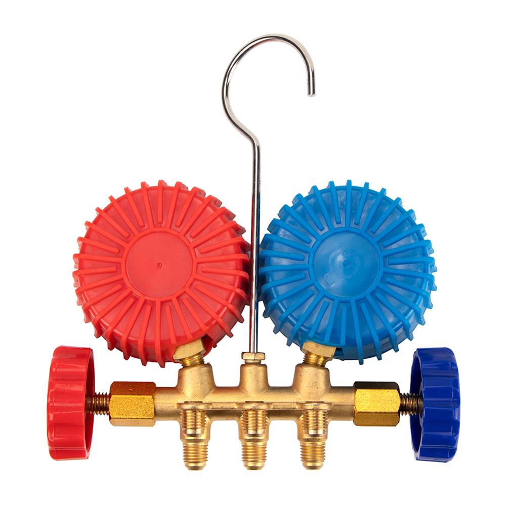 Car Air Conditioning Refrigerant Manifold Gauge Set Freon Meter for R134A R12 R22 R502 Refrigerant