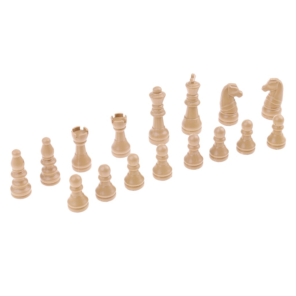 32pcs Replacement Plastic Chess Pieces/Chessmen Complete Set