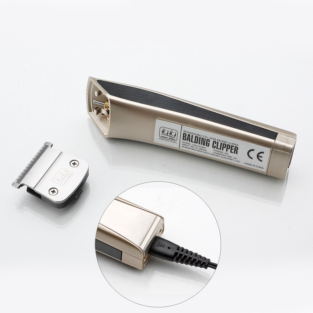 KIKI newgain.3 en 1 recargable Clipper pelo Zinc chapado en titanium hoja 1200mAh batería de Ni-MH recortador de pelo