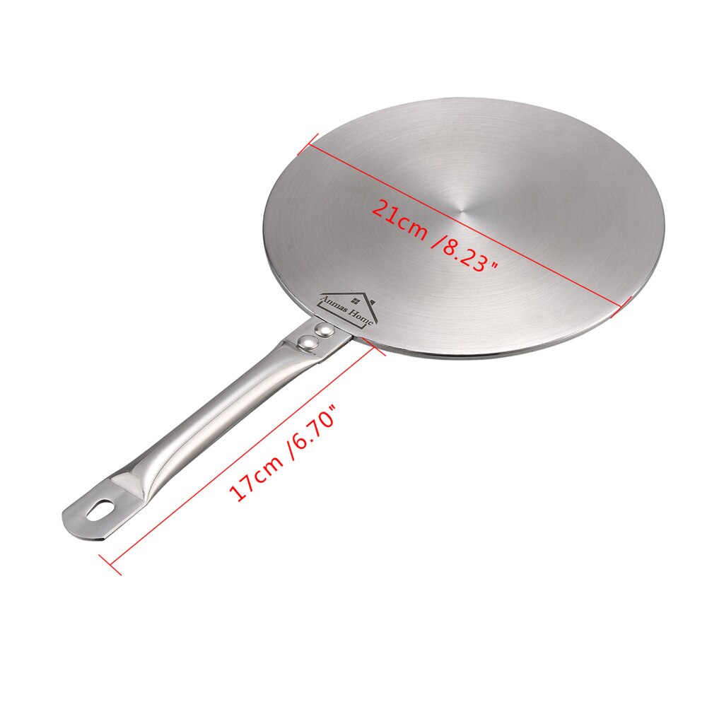 For Magnetic kitchen tool Stainless Steel Induction Cooker Thermal Guide Plate Cooktop heat Converter Disk Cookware S/M/L
