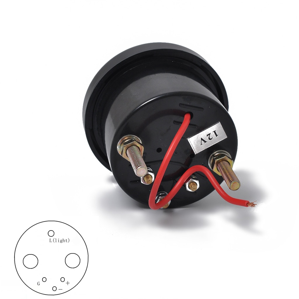 52mm 2 inch Marine Boat Water Temp Gauge with Temperature Sensor 12 Volt