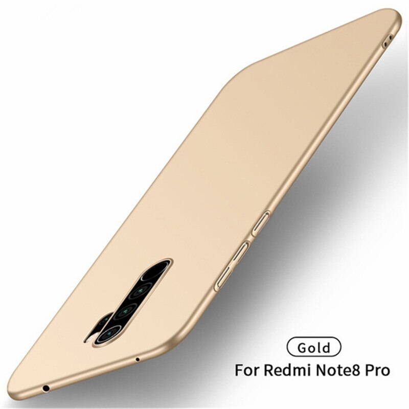 Per Xiaomi Redmi Nota 8 Caso Pro Ultra Sottile Dura Del Respingente di Caso Della Copertura Posteriore Del Telefono Per La Nota Redmi 8 Pro per Xiaomi Redmi Nota 8 Pro: For Redmi Note 8T / Gold