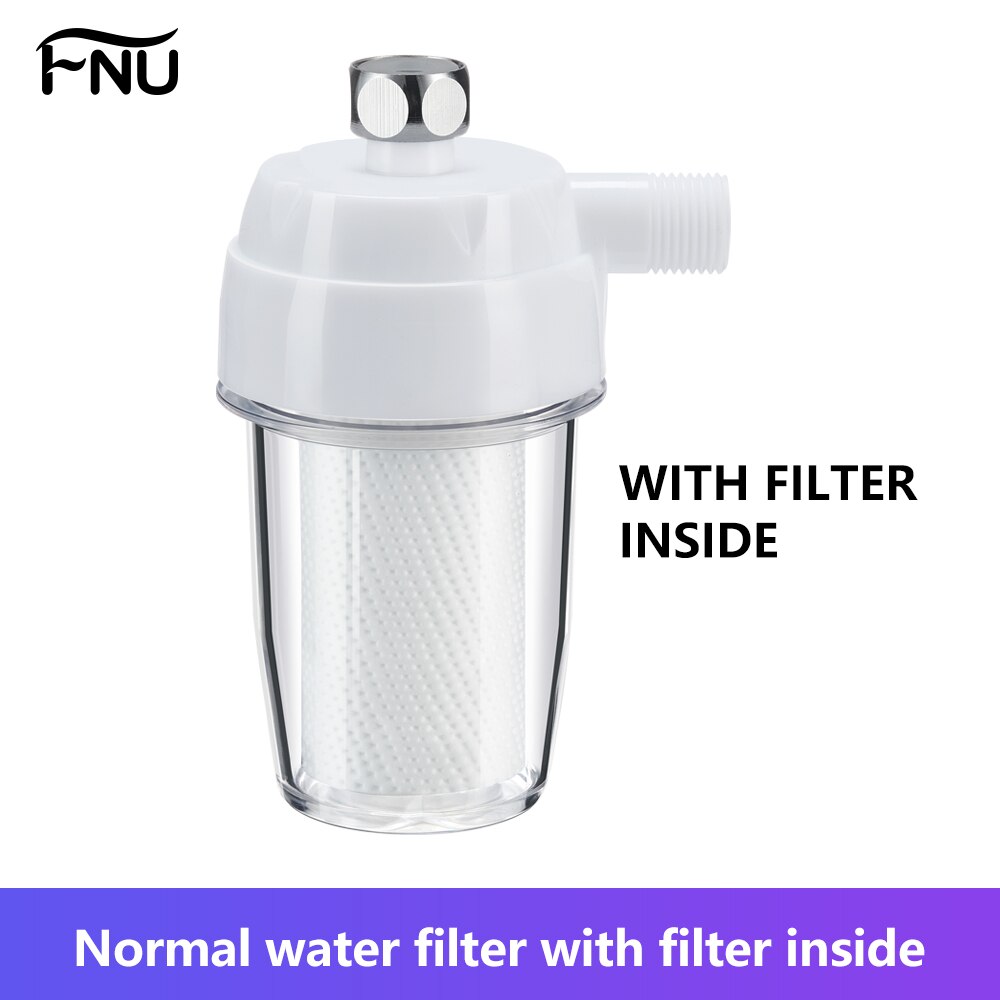 Vandmaskinefilter til kraftigt hårdt vand for at forskønne fjern klorrustfiltreret bruserhanefilter brusehovedfilter: 1 filter 1 patron