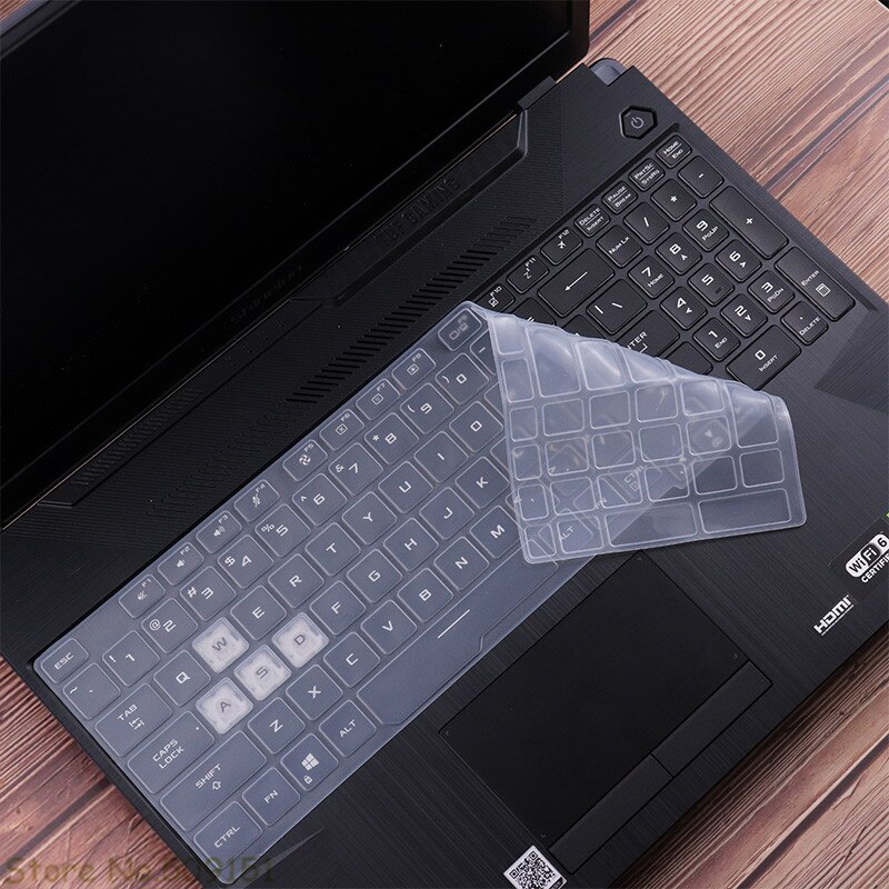 Silicone Keyboard Cover Skin For Asus TUF A17 FA706 Fa706ii FA706iu ASUS TUF Gaming A15 FA506 FA506iu FA506iv Fa506ii Laptop: Transparent