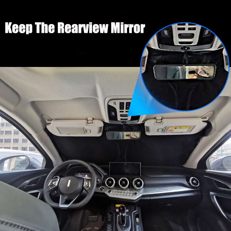 Car Heated Windshield Sunshade For VOLVO XC40 XC60 S60 S90 Window Windscreen Cover Auto Sun Visor Solar Protection