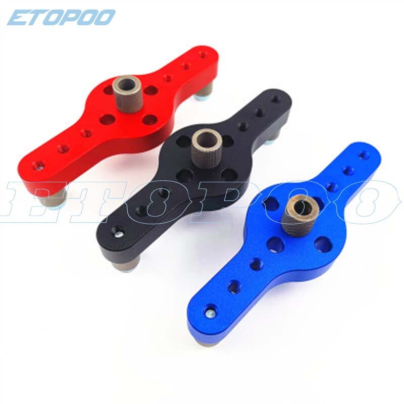 Woodworking Pocket Hole Jig 6/8/10mm Self-centering Vertical Doweling Jig Drill Guide for Locator Hole Puncher Carpentry Tools