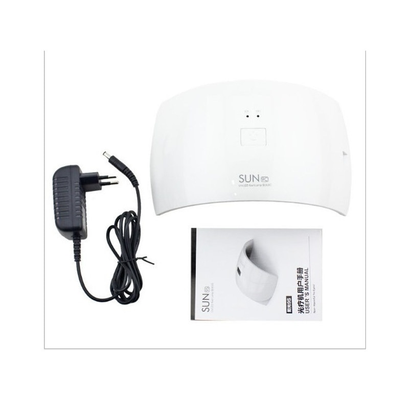 SUN 9 S arc-en-ciel forme rose blanc 24 W LED UV lampe sèche-ongles 15 LED s maison et Salon 100-240 V EU/US/AU Plug détection automatique
