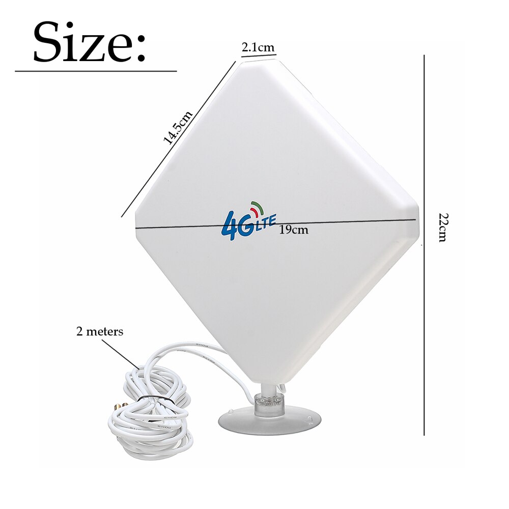 4G Lte Dual Mimo Mobiele Telefoon 35dBi Antenne Booster Antenne TS9 Plug Kabel Voor Huawei BI622 Signaal Enhancement Versterker