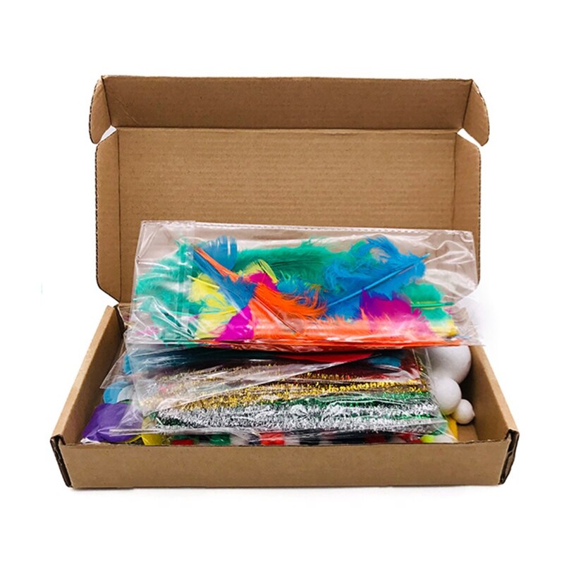 DIY Art &amp; Crafts Kits Bulk for Child Boy Girl DIY Craft Material for School Project Students Adults Popular Crafting Box