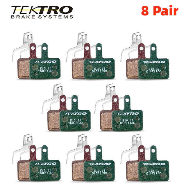 TEKTRO E10.11 MTB Fahrrad Scheibenbremsbeläge Harz Metall Pad für Shimano BR-M355 M375 M5395 M415 M475 M515 M525 MT200 Bremssysteme: Lila