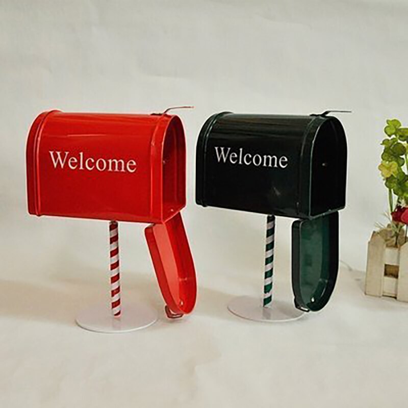 1Pc Retro Ijzer Mailbox Creatieve Tuin Suggestie Brievenbus Storage Case Huis Bar Winkel Mailboxen Decoratie Ambachtelijke Ornamenten