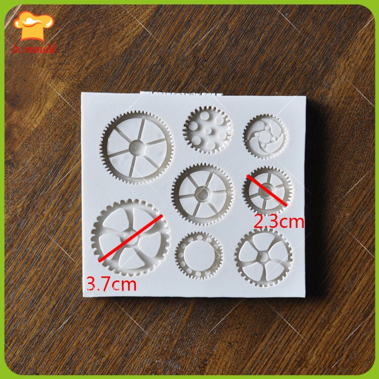 molde de silicona fondant de grado alimenticio molde de moldeo de silicona ritmo seco maquinaria Industrial elegir una variedad de temas herramientas para pasteles