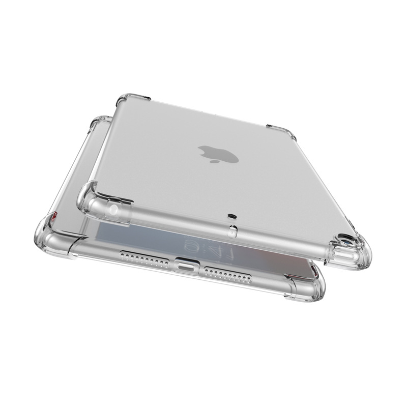 Przezroczysty pokrowiec na iPad 9.7 2017 2018 Air 2 Air 1 TPU silikonowy, odporny na wstrząsy pokrowiec na iPad 10.2 2019 Air 10.5 Pro 11 Mini 3/4/5