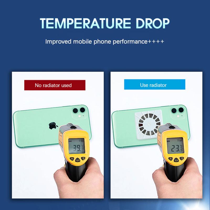 Ventilador de refrigeración para teléfono móvil, disipador de calor Semiconductor en miniatura, con USB