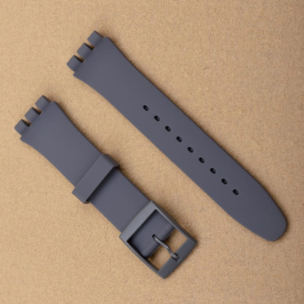 Accesorios de reloj para Swatch, correa de silicona con hebilla de 17mm y 19mm, correa de goma, correa deportiva para hombres y mujeres, correa de reloj de 20mm