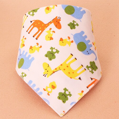 Baby Driehoek Speeksel Handdoek Katoen Dubbele Knop Moeder En Baby Benodigdheden Bib: 10