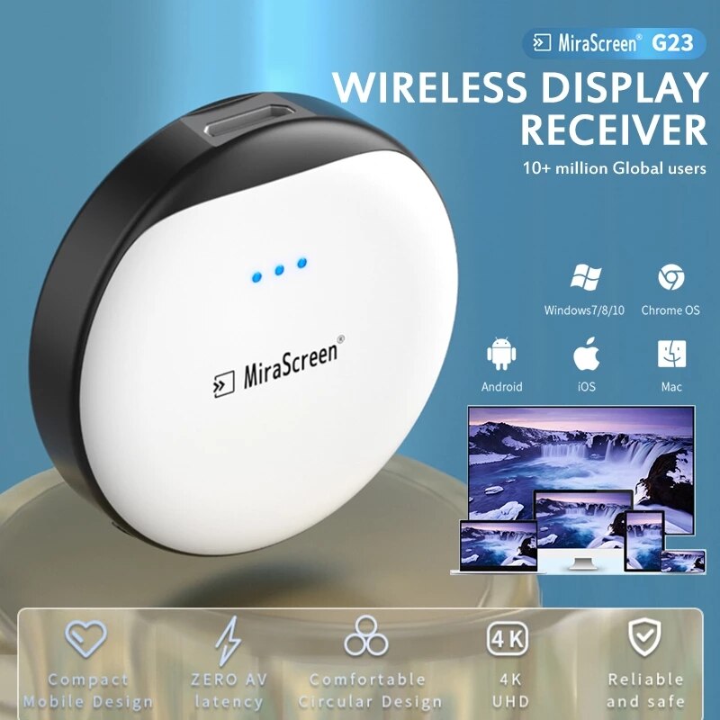 MiraScreen G23 Wireless Same Screen Device Mobile Phone WiFi hdmi Projector HD Line For Computer Tablet