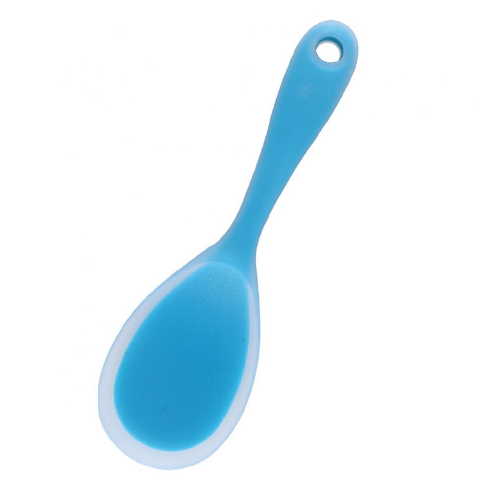 1PC Kitchen Tool Rice Server Rice Spoon No-stick Silicone Rice Shovel Spoon Cooking Scoop Baking Tool Kitchen