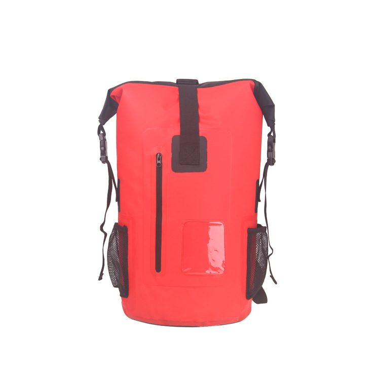Sac à dos étanche pour Kayak et moto, sac sec de 30l, résistant à l&#39;eau, pour l&#39;extérieur, bateau-40: RED