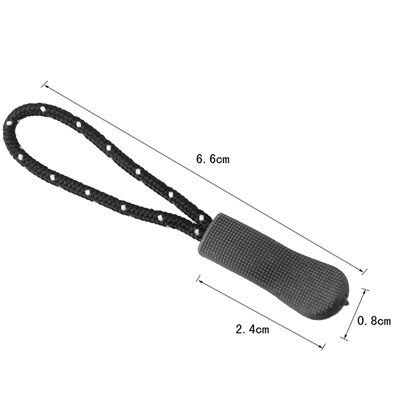 20Pcs Plastic Rope Zipper Pull Replacement With Strap for Outdoor Backpack Gym Suit Garment Bag Parts Accessories: Style 27