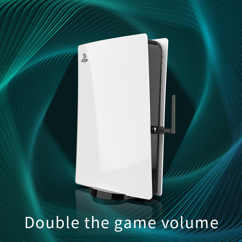 USB BT 5.2 Adapter Black , USB Wireless Audio BT Transmitter Receiver Support Win7/8/10/xp32/64bit Linux MACOS