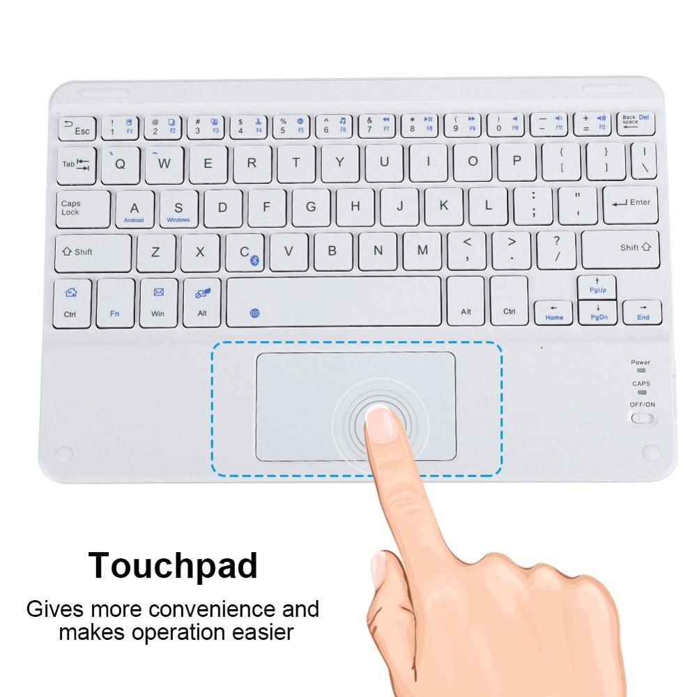 professionelle Ultra-dünne Drahtlose Tastatur Bluetooth 3,0 Tastatur Teclado für Apfel für iPad Serie iOS System: Ursprünglich Titel