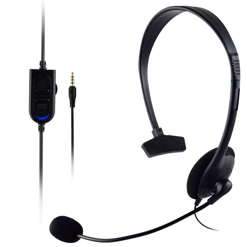 Headband Earphone With Flexible Microphone USB Cable Wired Noise Reduction Computer Headset For Laptop PC Computer Call Center