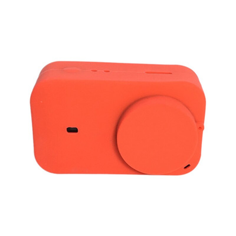 Anti-scratch Silicon Gel Protective Case Cover With Lens Cover for Xiaomi Mijia Mini Action Camera 4K Sport Video Cam Accessory