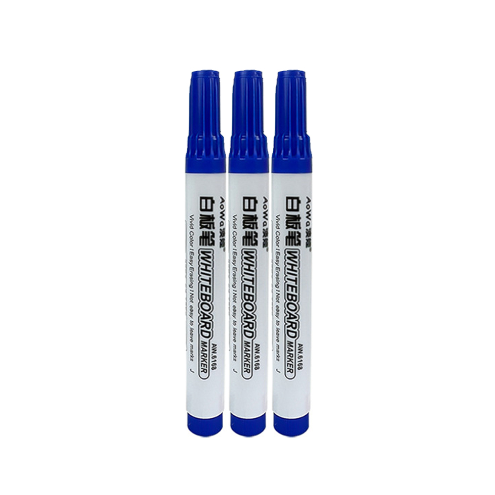 Suddbar Magnetisk Whiteboard Penna - 13.3cm - 10 Pennor/Box - Skola Kontor Konst: Röd