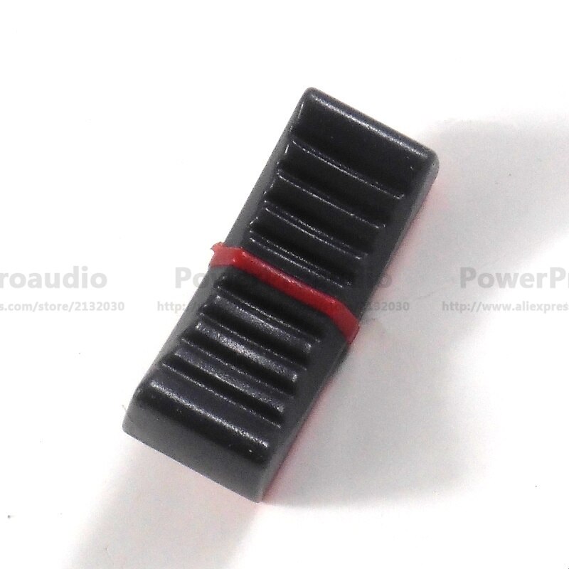 Tapa de perilla deslizante para YAMAHA MG166CX-USB MG206C, agujero de 4MM, color negro y gris claro, 20 unids/lote