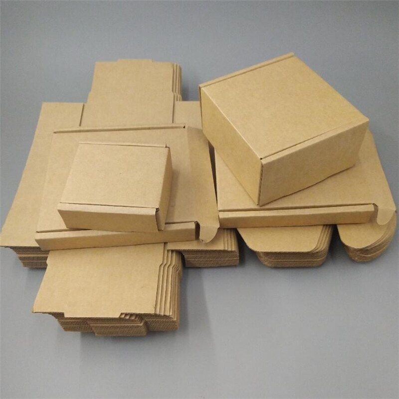 Small paper boxes business box corrugated cardboard boxes packaging Blank corrugated carton business mailing box