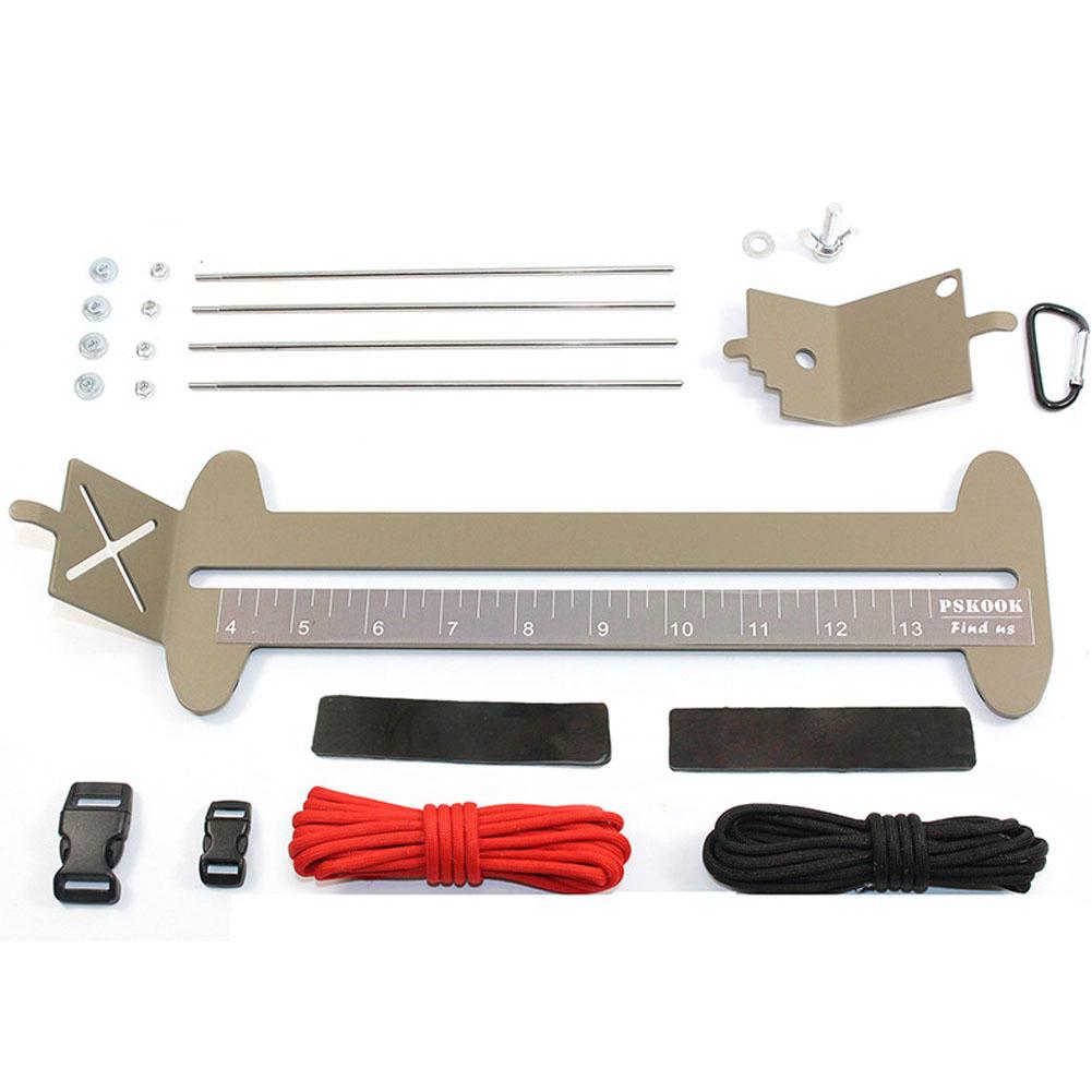 HiMISS Adjustable Paracord Jig Bracelet Steel Frame Paracord Bracelet Knitting Tool Wristband DIY Maker