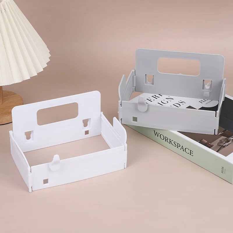 1-teiliger zusammenklappbarer Müllsackhalter, Schranktür, Badezimmer, Küche, Schreibtisch, vielfältig Organizer, Küchenzubehör