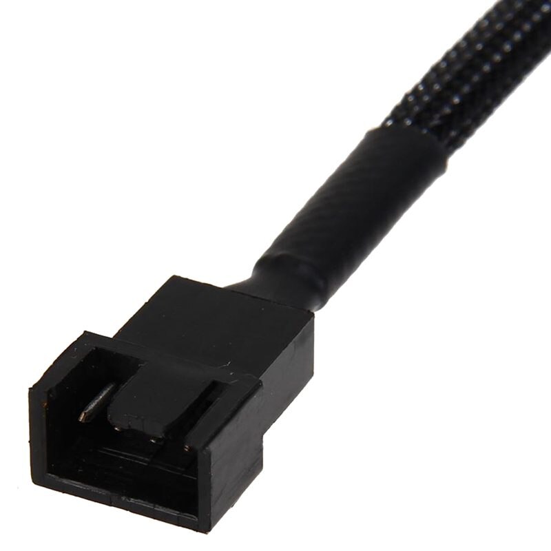 12 pulgadas 5 uds 4 Pin PWM conector ventilador con cubierta extensión Cable de alimentación para la computadora