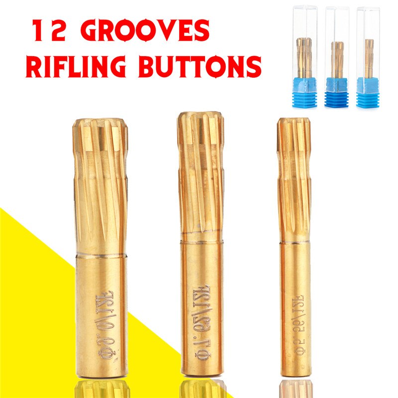 12 spår flöjter brännare 5.56-9cm tryck rifling knapp kammar fräs fräser precision dubbla lager blad verktygsmaskin