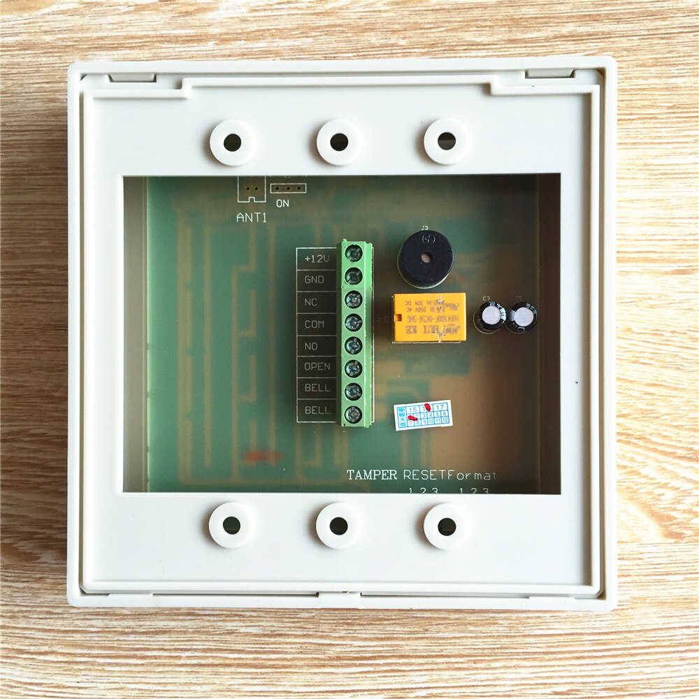 125 khz K2000 2000 usuarios de entrada de la cerradura de la puerta de Control de acceso RFID teclado con 10 piezas llaveros