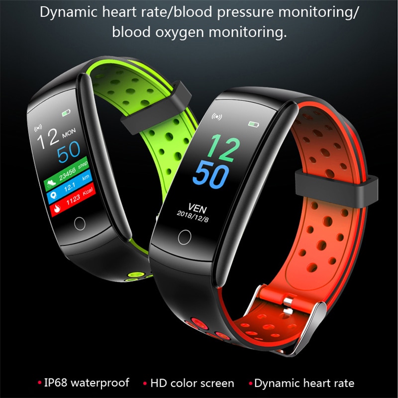 Q8 smart armbånd mænd kvinder pulsmåler vandtæt bånd fitness tracker  q8l smart ur til ios android telefon