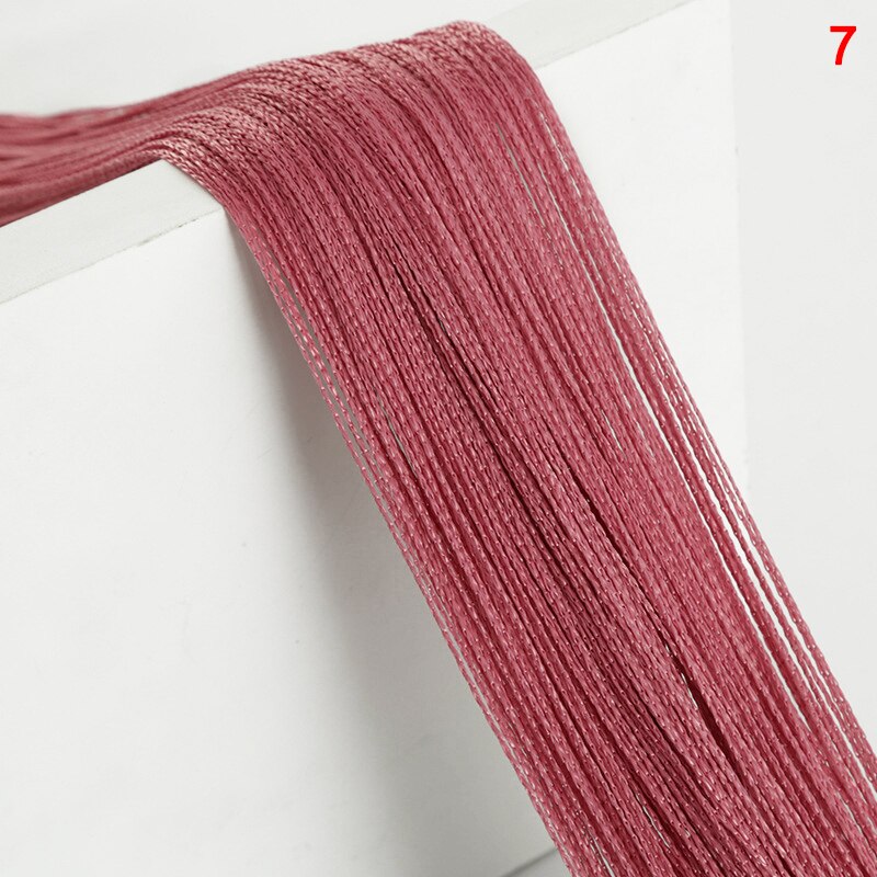 Kleurrijke Deur String Gordijn Tassel Gordijn Voor Deuropening Partitie Home Decor Window Divider Tassel Screen UD88: 7
