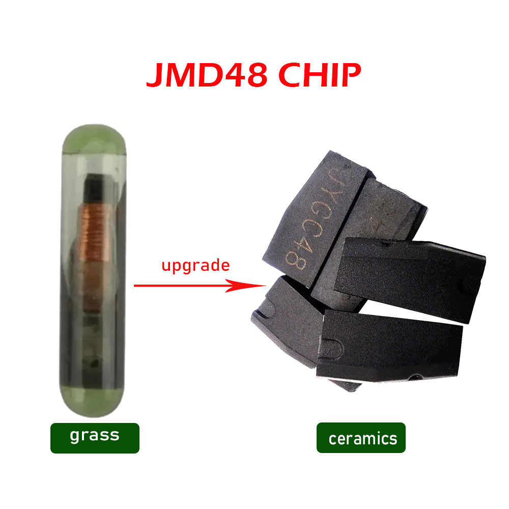 Transpondeur universel JMD Super rouge/bleu roi JMD48 JMD46 ID46/47/48/4C/4D/T5/G, puces de clé de voiture, e-baby/handy Baby, programmeur à 2 clés: Orange