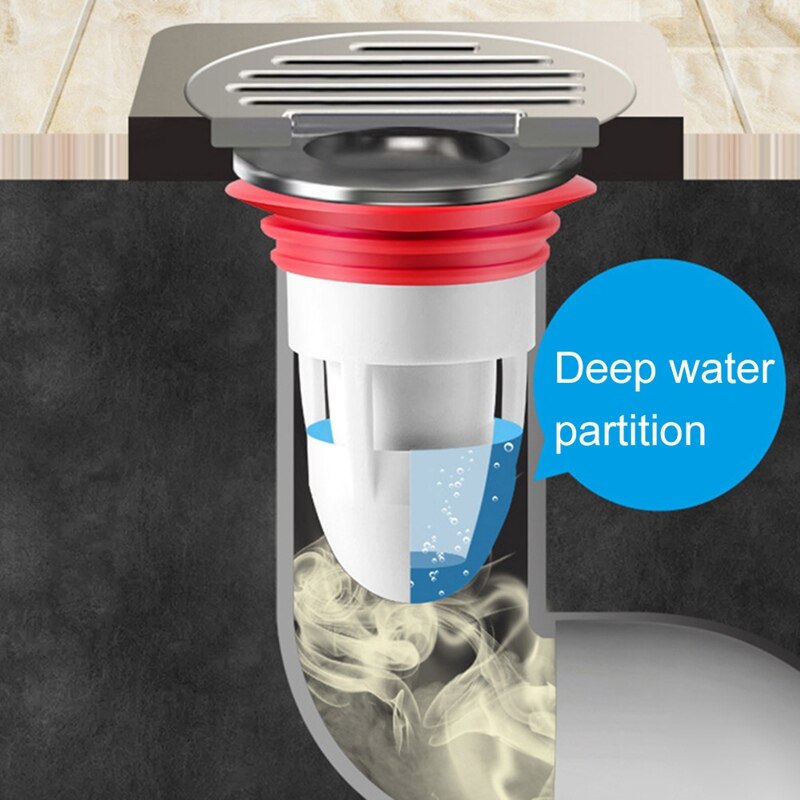 2 kolory dezodorant toaletowy odpływ podłogowy rdzeń toaleta odpływ podłogowy łazienka wewnętrzny rdzeń kanalizacja zwalczanie szkodników silikonowy antyzapachowy artefakt