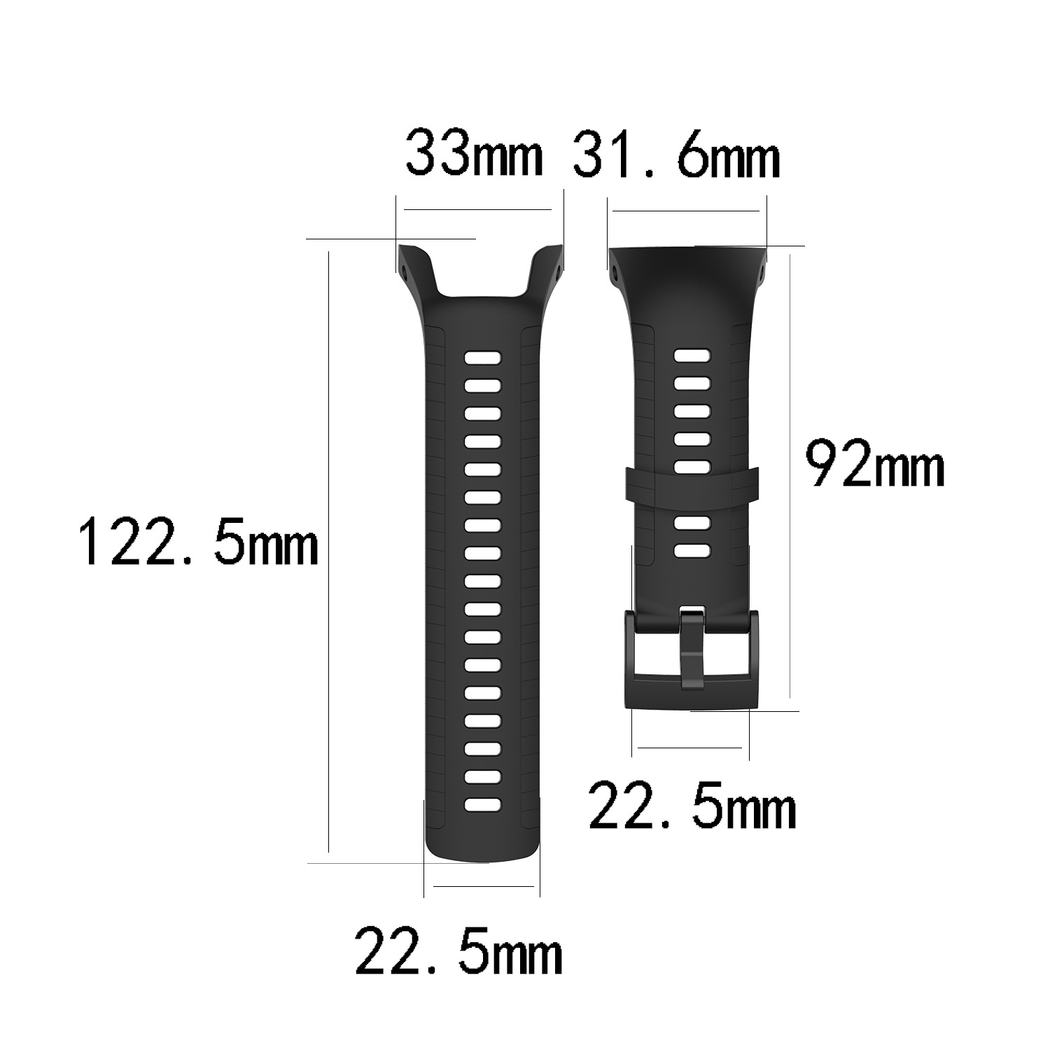 Silicone Strap For Suunto 5 SmartWatch Replacement Bracelet Wristband For Suunto 5 Watch Accessories