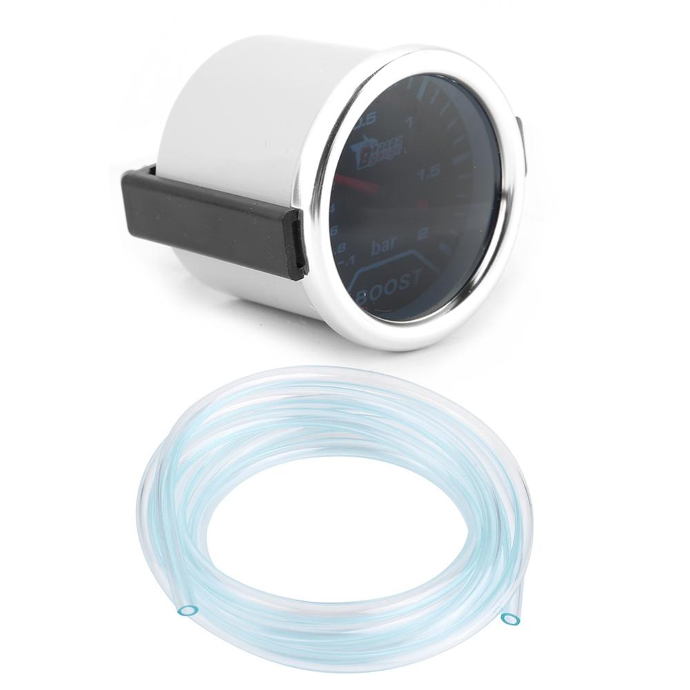 2 Inch (50Mm) universele Auto Rode Led Turbo Boost Druk Gauge Meter Bar Pointer 12V Bar Boost Gauge