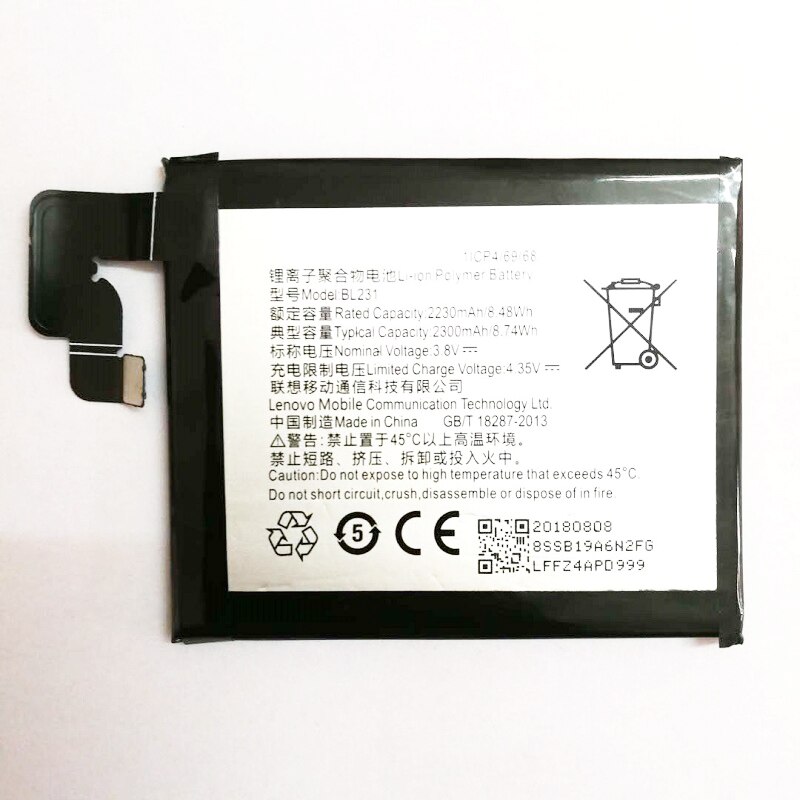 2300mAh BL231 Mobile Phone Replacement Battery Bateria Batterij Accumulator For Lenovo VIBE X2 X2-TO X2-CU S90 S90t S90e S90U
